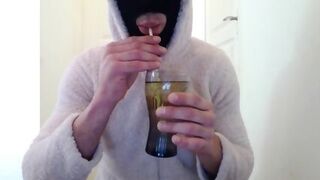 Sissy Femboy Crossdresser Self Piss Drinking