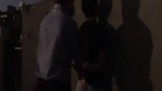 Cop Facializes Latino