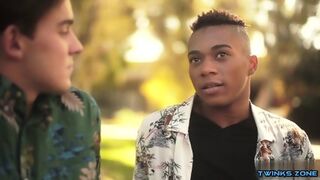 Big Dick Twinks Interracial With Facial Cum