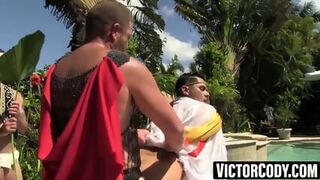 Twinks Arrange A Wild Poolside Orgy Fuck Session