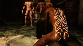 Gorgeous Twink Gangbanged In The Dark