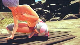 Yaoi Femboy - Shin Anal Dildo and boobjob