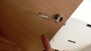 I Have to Clean the Big Cumshot from my Giant Dick so that Daddy doesn't See it