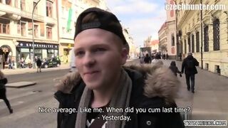 European Twinks Footjob With Cumshot