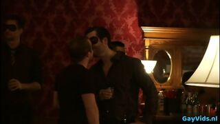 Hot Gay Bound With Cumshot