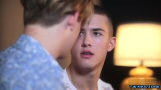 Hot Twinks Flip Flop With Facial Cum