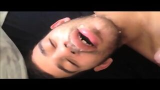 Arab Boy Take The Full Load Of Daddys Cum..