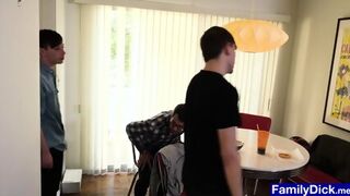 Horny Stepdad Anal Fucks Blindfolded Twink Stepson Raw