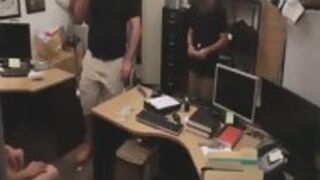A Fucking Homo Sucks Two Cocks And Licks Ass