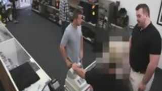 Hot Stud Banged Back In The Office To A Pawn Shop