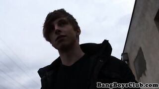 Outdoor Twink Bare Fucked And Facialized