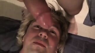Fucking The Twink's Mouth And Cumming On His Face