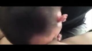 Cumming Down My Neighbor's Throat And He Swallow Every Drop
