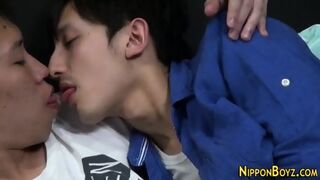 Asian Twink Gets Blowjob