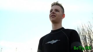 Twinks Fuck Like Crazy In A Car