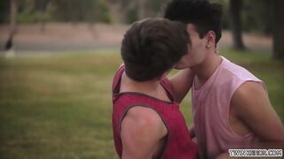 Big Dick Twinks Bareback With Facial Cum