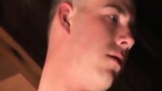 Straight Amateur Punk Jerking Off His Hard Cock