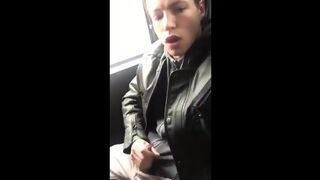 Wanking On A Bus