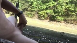 Me Jerking And Cum Naked Outdoor Public Exhib