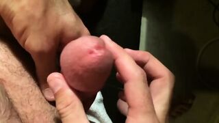 Close Up Jerk Off With Spurting Cumshot