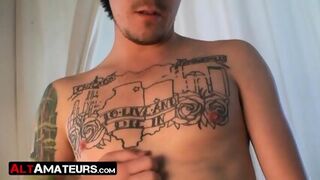 Lusty Cock Lover Johnny Draino Plays With His Fat Dong