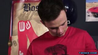 Brunette Twink Anal Sex And Cumshot