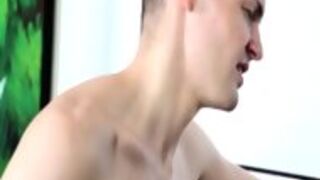 Twink Jerks His Cock