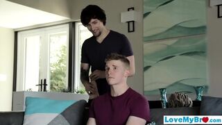 Twink Penetrates Stepbrothers Bussy With His Big Cock
