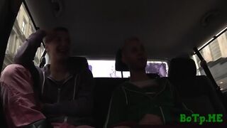 Handsome Twinks Enjoy Car Sex