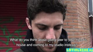 Straight Latino Gets Hardcore Bareback Anal Pummeling