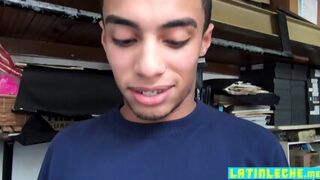 Straight Boy With Braces Bareback Fucked By Gay Latino