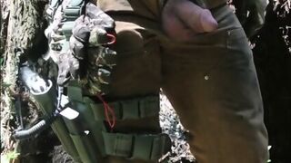 Cut Cock And Hairy Balls. Pissing