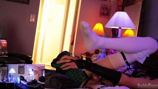 Halloween Twink Gets  Stuffed 'Til It Squirts Its Cage [STREAM HIGHLIGHTS]