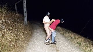 I FUCKED THE BITCH STANDING UP IN THE MIDDLE OF THE ROAD!!!