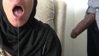 French Muslim Woman Lets Black Boy In Her Mouth And Swallows His