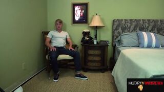 NAVY: SAILOR S HUGE LOAD AFTER 2 WEEKS WITHOUT CUMMING