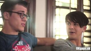 Brunette Jock Anal Sex With Cum In Ass