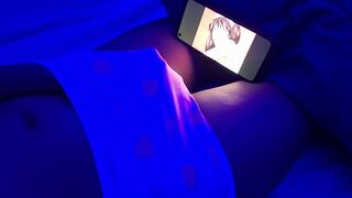 Avatar masturbates watching gay lesbian hentai porn