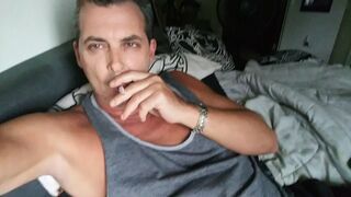 CELEBRITY DILF CORY BERNSTEIN SMOKING, JERKING OFF, ANAL, CUM