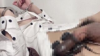 [Pleasure hell] [Handcuffs Glans Nipples Anal] Automatic vibes attack the whole body in a s