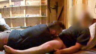 David exercises my throat with his BWC