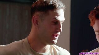 Military Privates Jeremiah Cruze And Blain O'Connor Fuck In Sergeant's Room