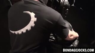 Dire Callahan Jerks Andre Hardys Cock Until Cum Oozes