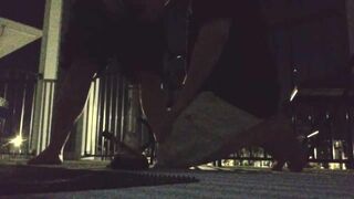 Getting Sucked and Fucked on the Back Porch at Night