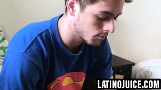 Hot Maximiliano Explodes Cum While Getting His Ass Rimmed