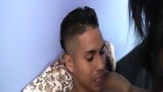 Bilatin Threesome Latina Getting Fucked By Her Latin Man & Lover