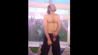 Jerking off as the sun goes down