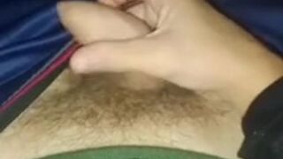 Casting brown-haired boy with perfect cock