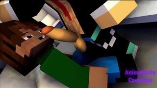 A Tasty Dick In Metro - Minecraft Gay Sex