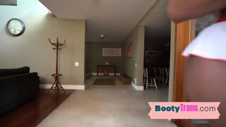 Trans Latin Nurse Pounded After Having Her Big Ass Spanked